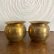 Paire de cache pots en laiton 