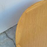 Vintage round coffee table design Maison Regain style 1970s