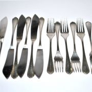 Christofle Spatours 12-piece fish cutlery set: 6 forks + 6 fillet knives