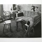 Abraham A Patijn's wooden armchair, 1950s