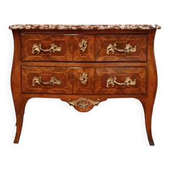 Marquetry chest of drawers