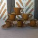 Cups and saucers coffee service Gien Primefleur