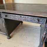 Important antique American desk in carved wood – circa 1900 –