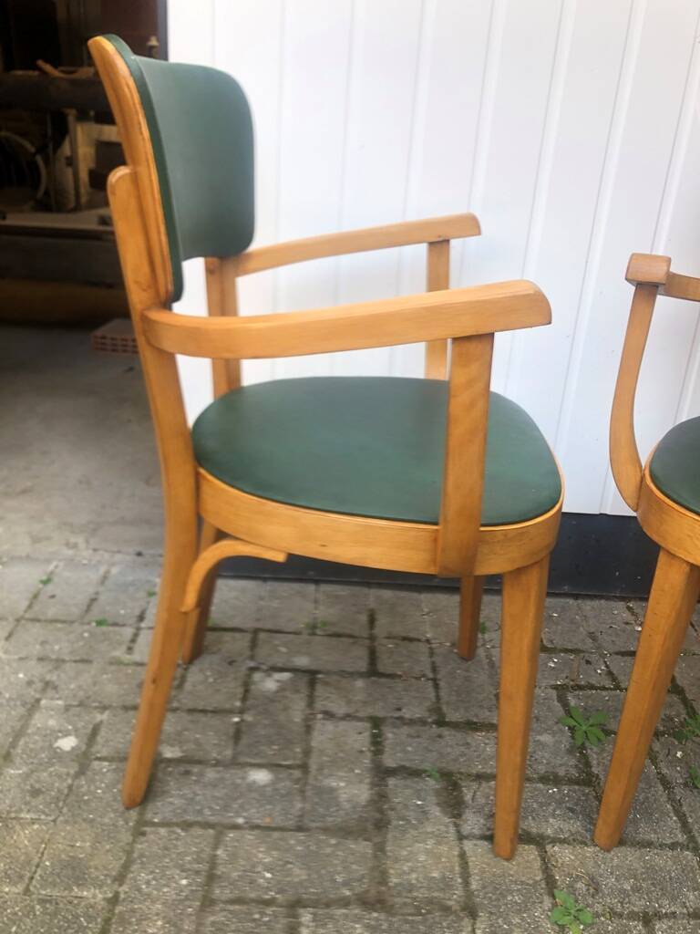 2 60s Baumann armchairs