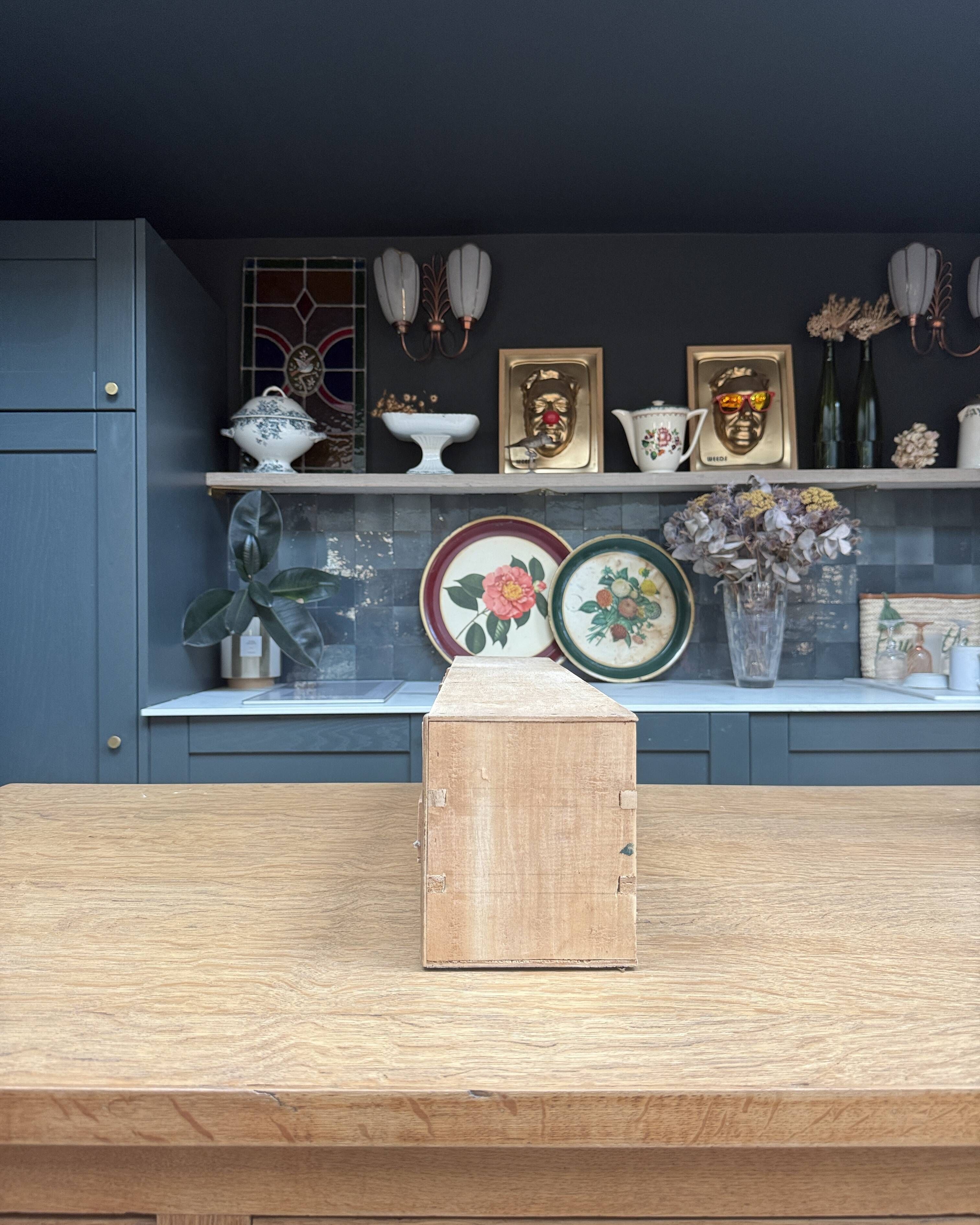 Small antique haberdashery cabinet