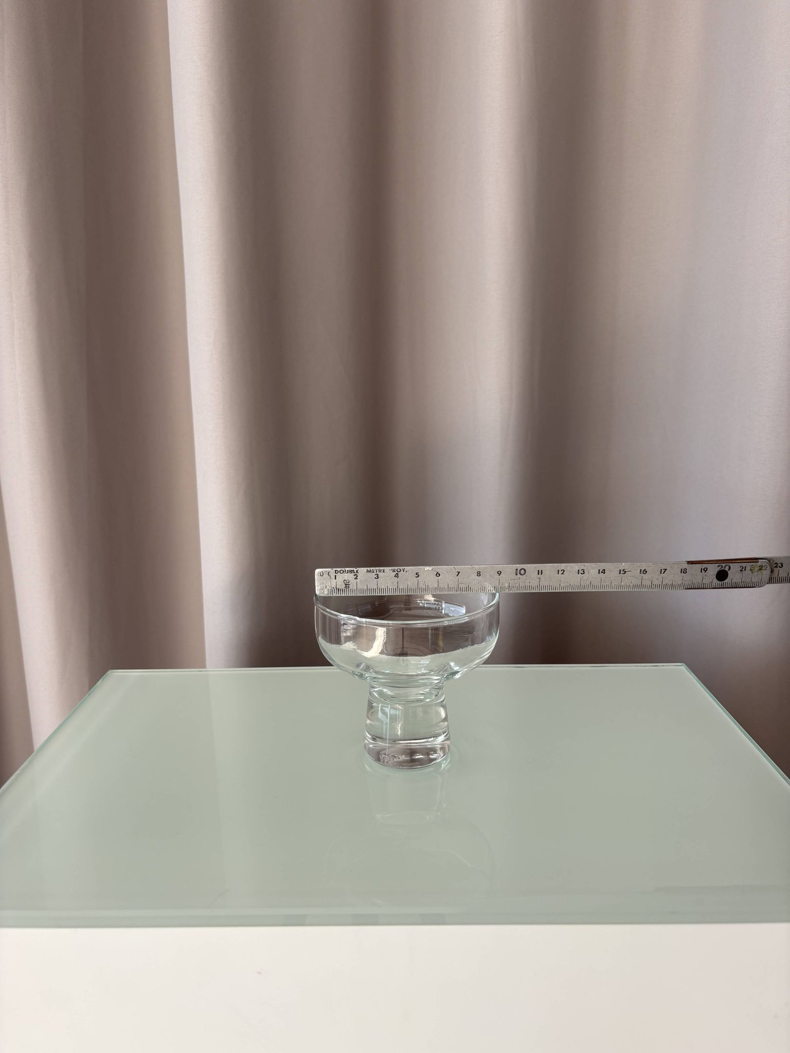 Ensemble de 4 verres à champagne vintage Aral / coupes à dessert