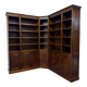 Classic English Corner Bookcase