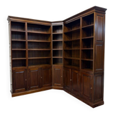 Classic English Corner Bookcase