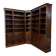 Classic English Corner Bookcase