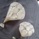 Lot de 2 suspensions verre bulle