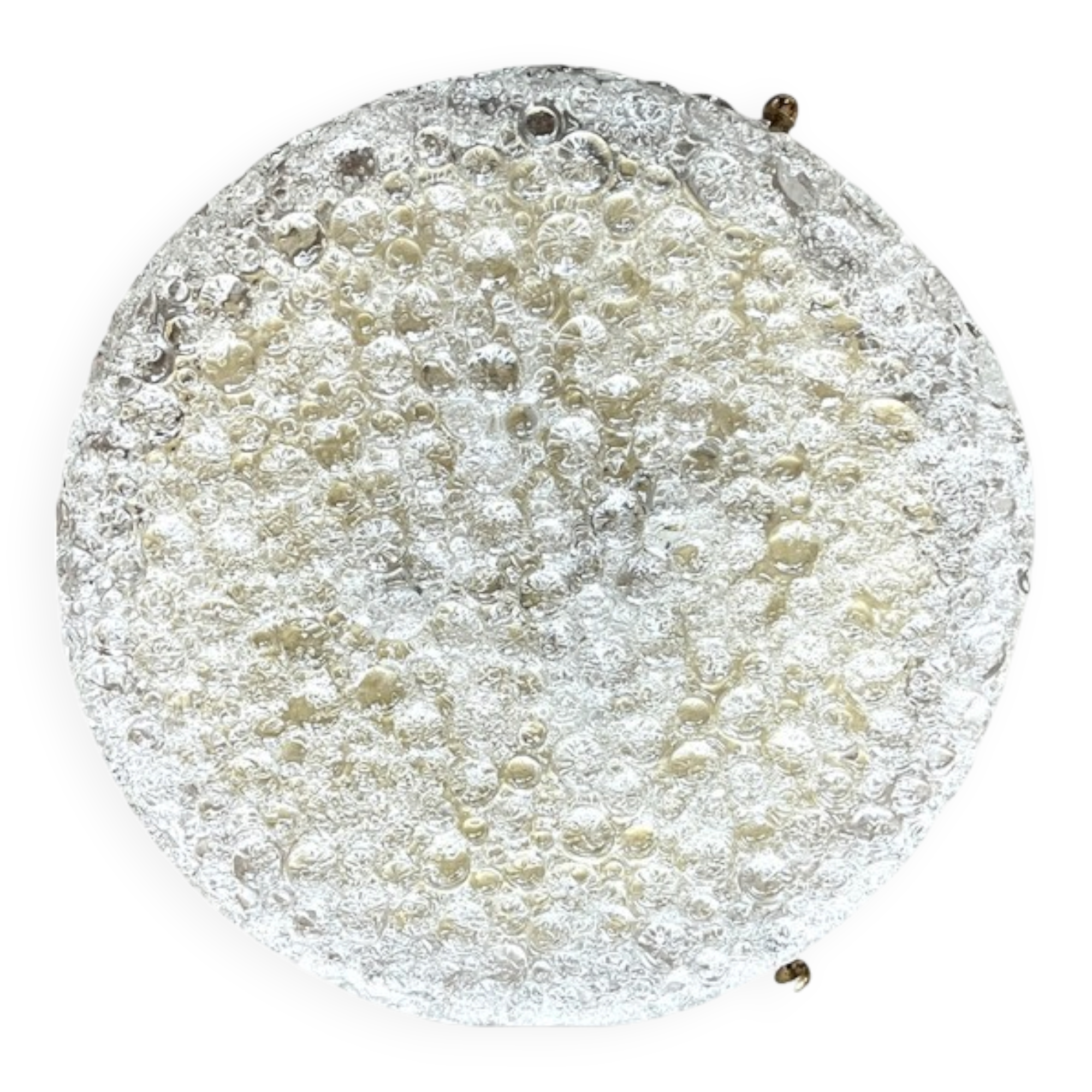 50 cm Murano glass and brass wall light - Egon Hillebrand. Germany 1970.