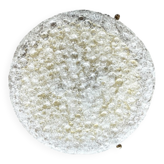 50 cm Murano glass and brass wall light - Egon Hillebrand. Germany 1970.