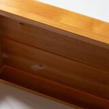 Banc ou table basse en pin blond, Années 70