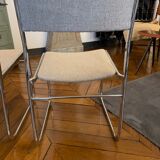 4 sled chairs design 70s, perfect condition