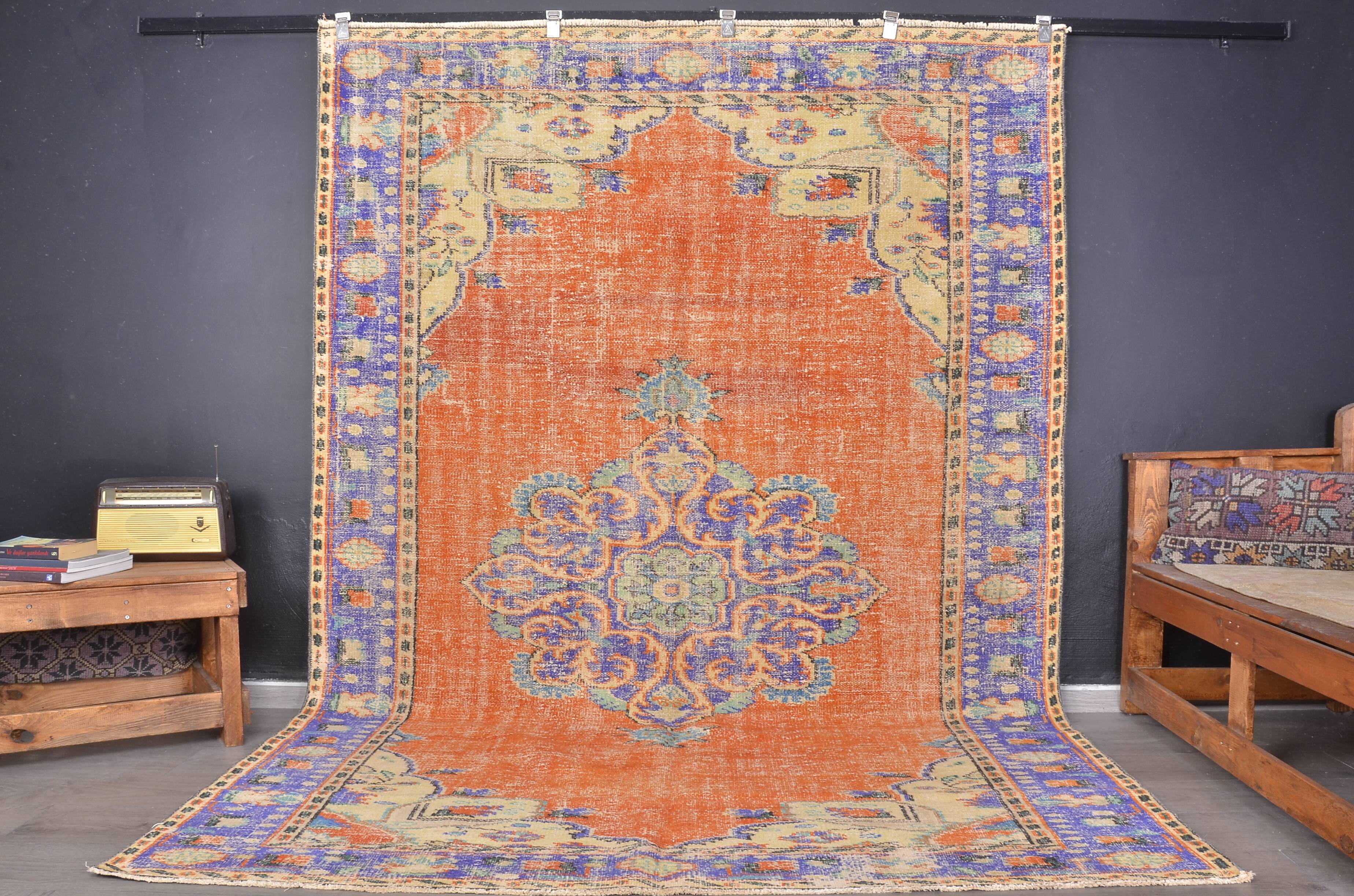 Handmade Bohemian Oushak Rug sku 2301