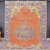 Handmade Bohemian Oushak Rug sku 2301