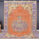 Handmade Bohemian Oushak Rug sku 2301