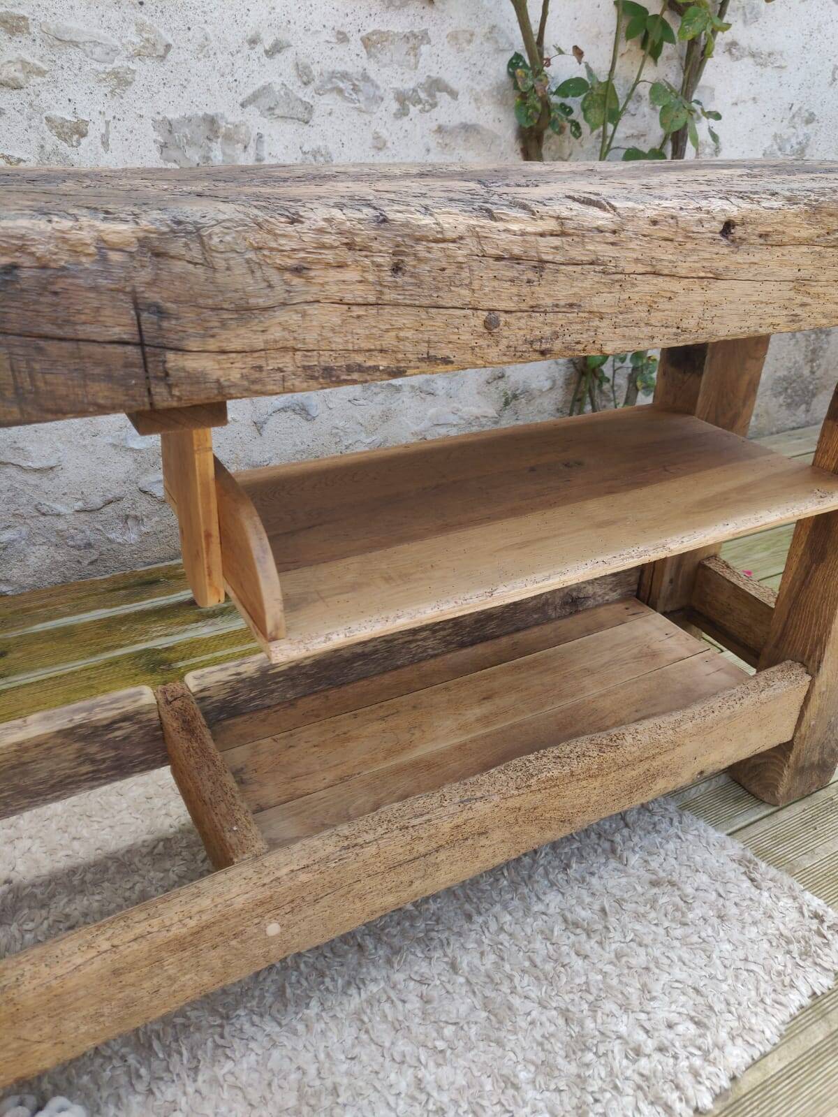 Oak workbench