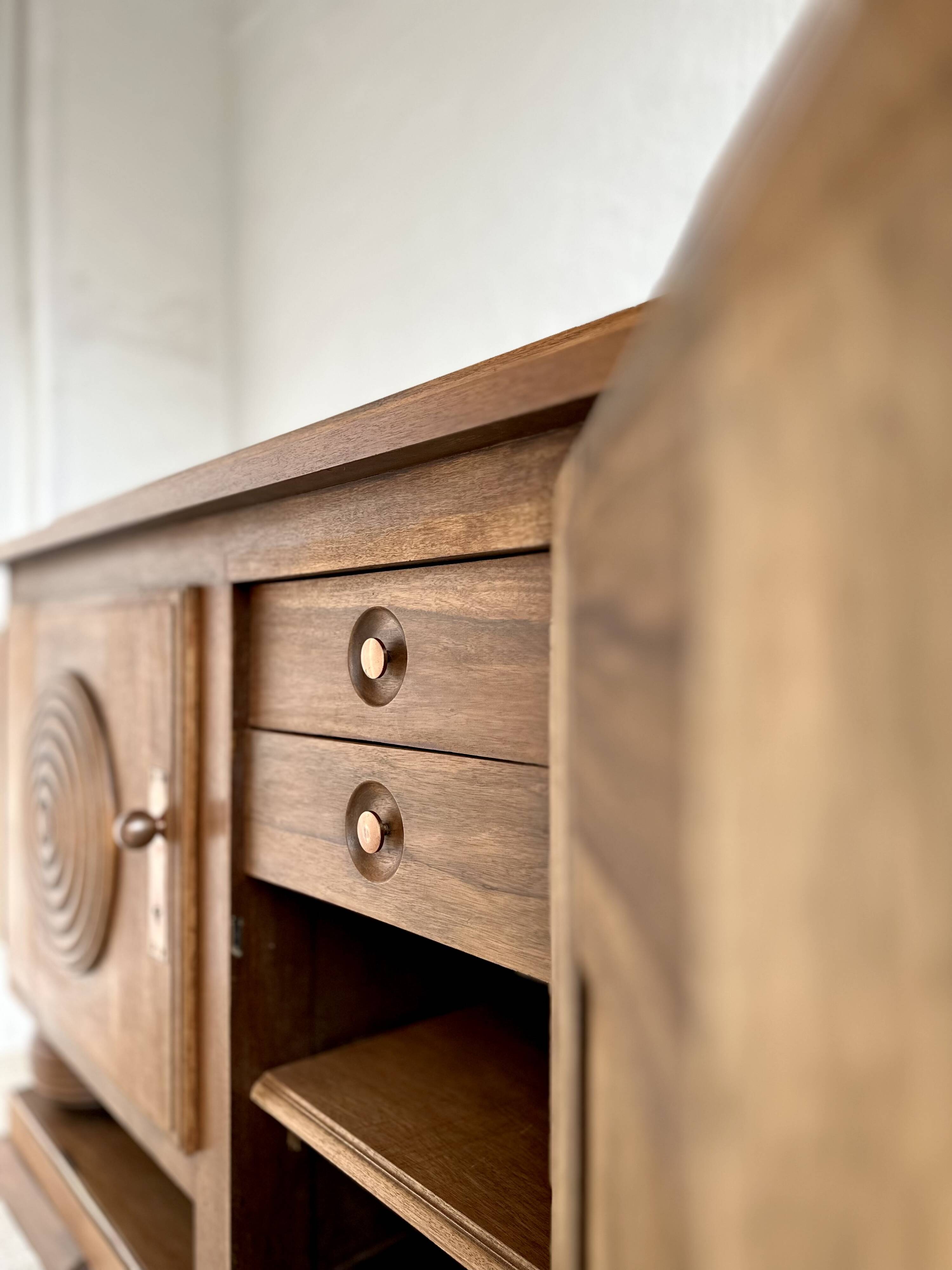 Art deco cabinet by charles dudouyt