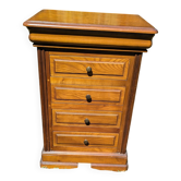 Semainier / Chiffonnier en bois style Louis Philippe – 4 tiroirs