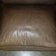 Large leather loveseat by Terence Conran