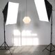 Mid-Century Italian Brass and Opaline Glass Pendant Lamp