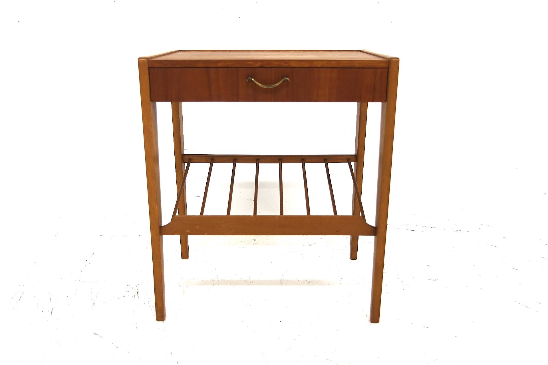 Table de chevet scandinave en teck, Suède, 1960