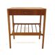 Table de chevet scandinave en teck, Suède, 1960