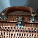 Vintage wicker basket