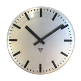 Industrial wall clock from Pragotron, 1980