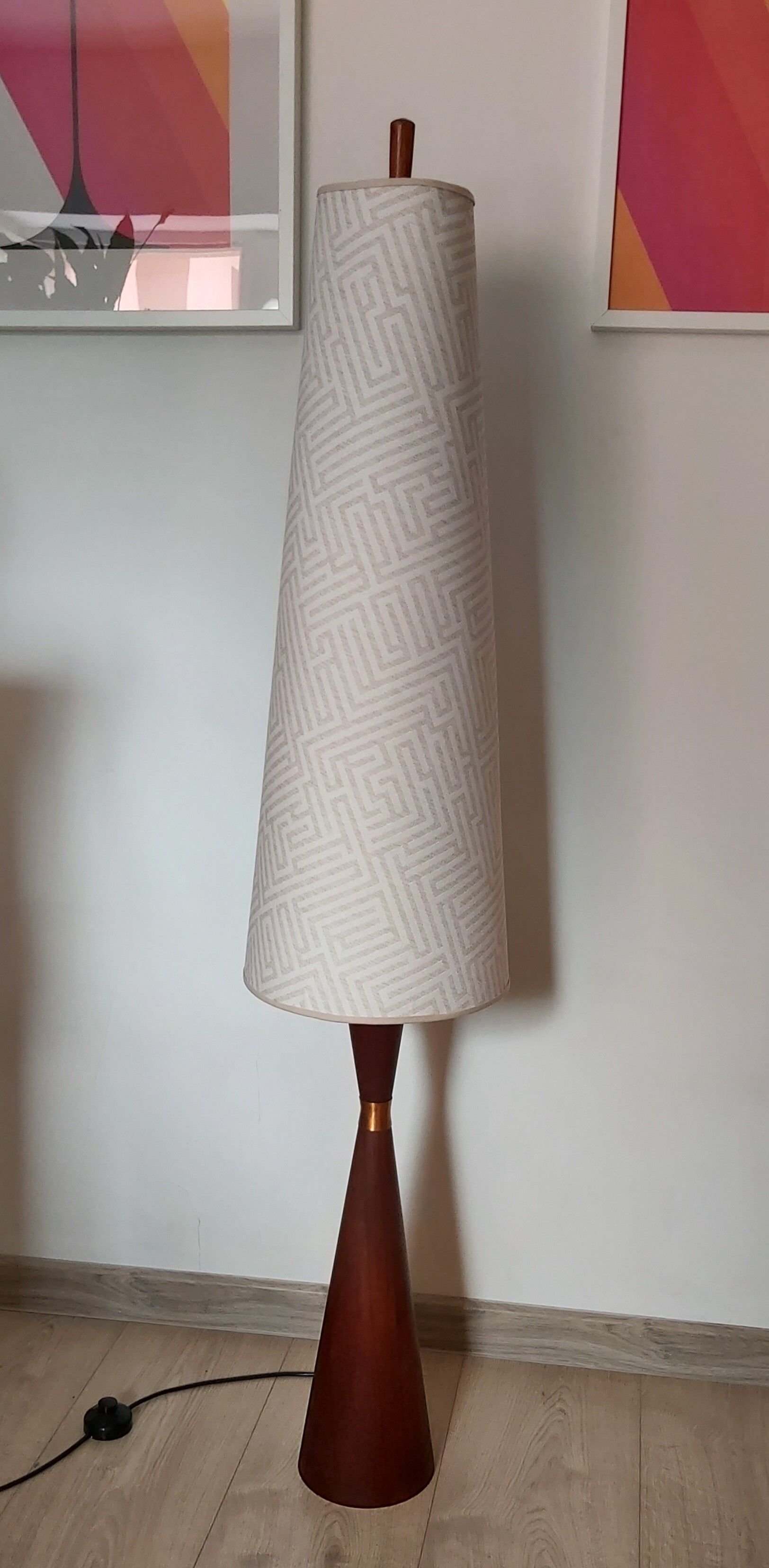 Diabolo floor lamp, Parker Knoll, 1950s
