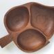 Teak wood carved coupe from the 70s.
