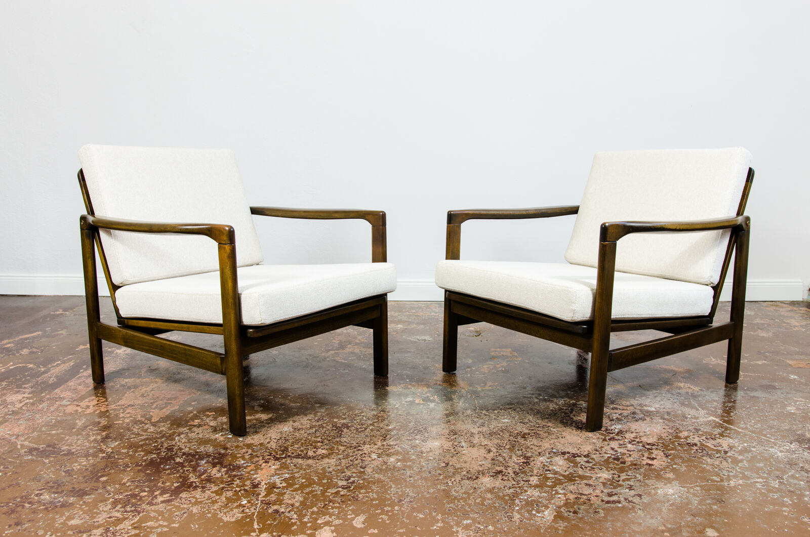 Armchairs by Zenon Bączyk, 1960