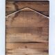 Antique mirror in carved wood and mercury 48x63cm