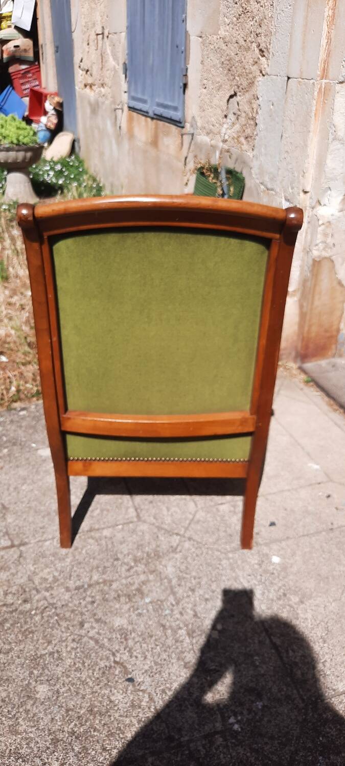 Pair of bergère armchairs