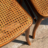 6 chairs bistro old cannage