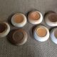 Series of 7 hollow sandstone plates