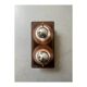 Disco wall light in smoked plexiglass by Jacqueline Trocmé for Oxar, design 1970