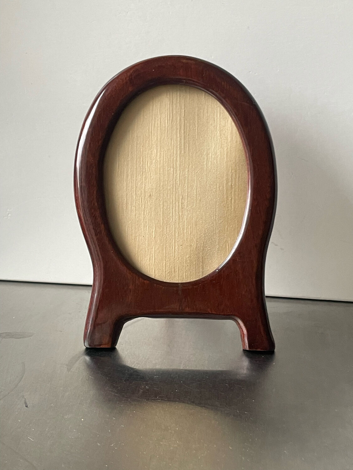 Vintage art deco style mahogany wooden frame measurements 17 cm x 12 cm