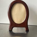 Vintage art deco style mahogany wooden frame measurements 17 cm x 12 cm