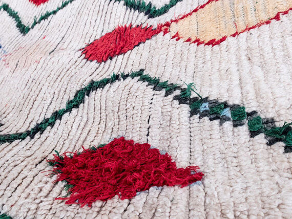 Azilal, 220 x 92 authentic hand made wool rug