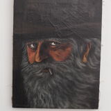 Old oil portrait - man
