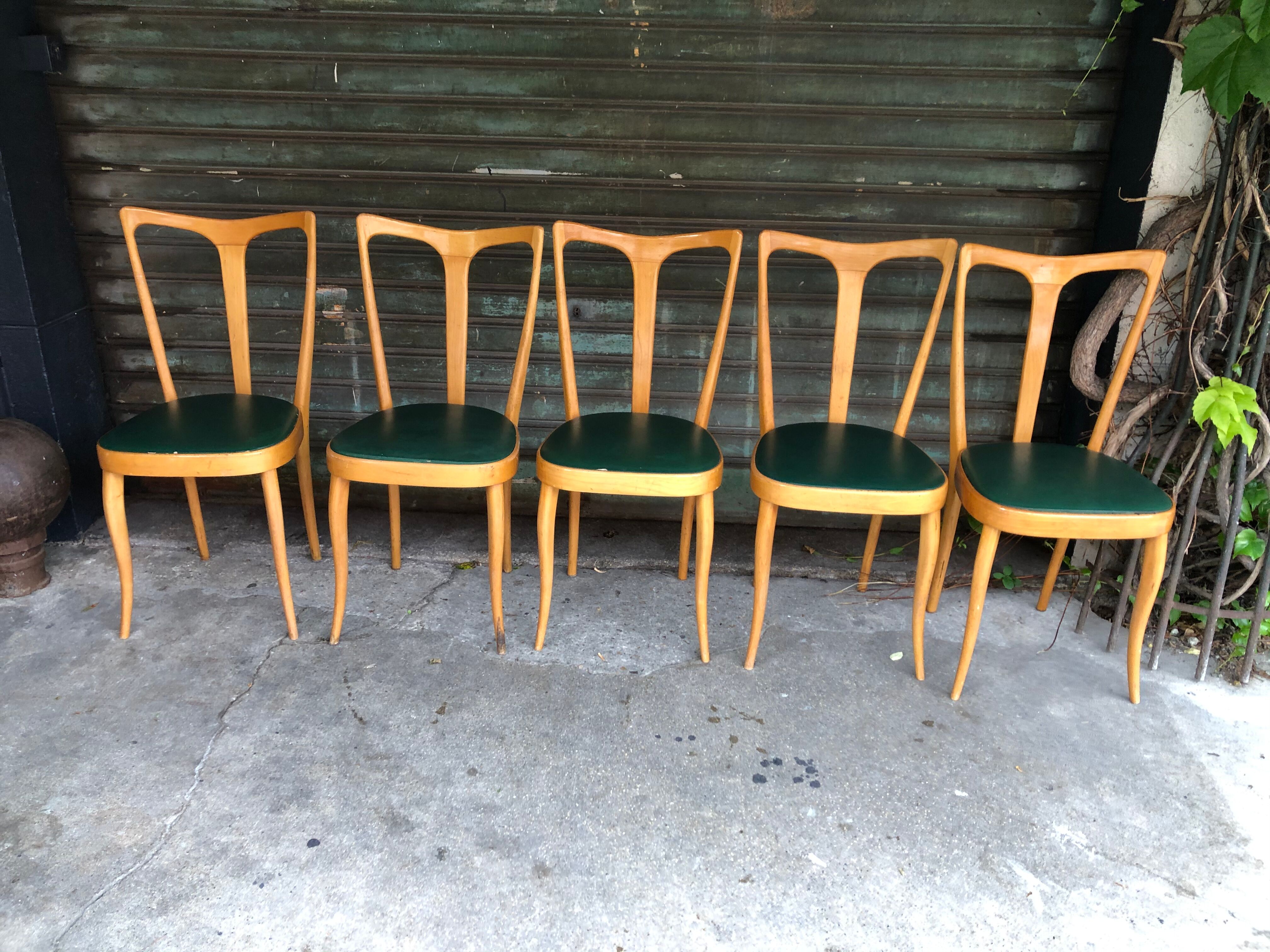 5 Italian chairs