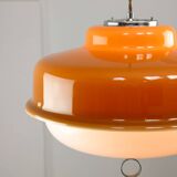 Space Age Brown Pendant from Guzzini, 1970s