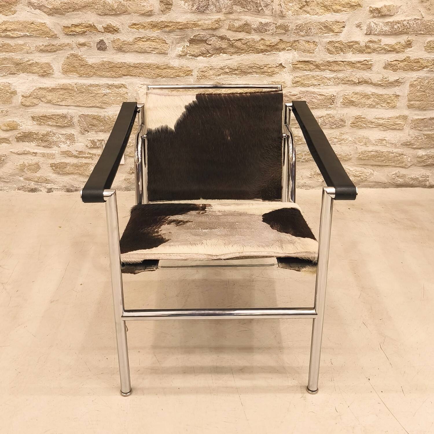 LC1 armchair designed by Perriand / Le Corbusier, Cassina, 1960