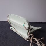 Wooden chair swing for hanging