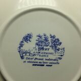 Lot of 5 plates for dessert Sarreguemines Derby