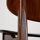 Chaise moderne du milieu du siècle par Elliots of Newbury en cuir noir et teck, années 1960