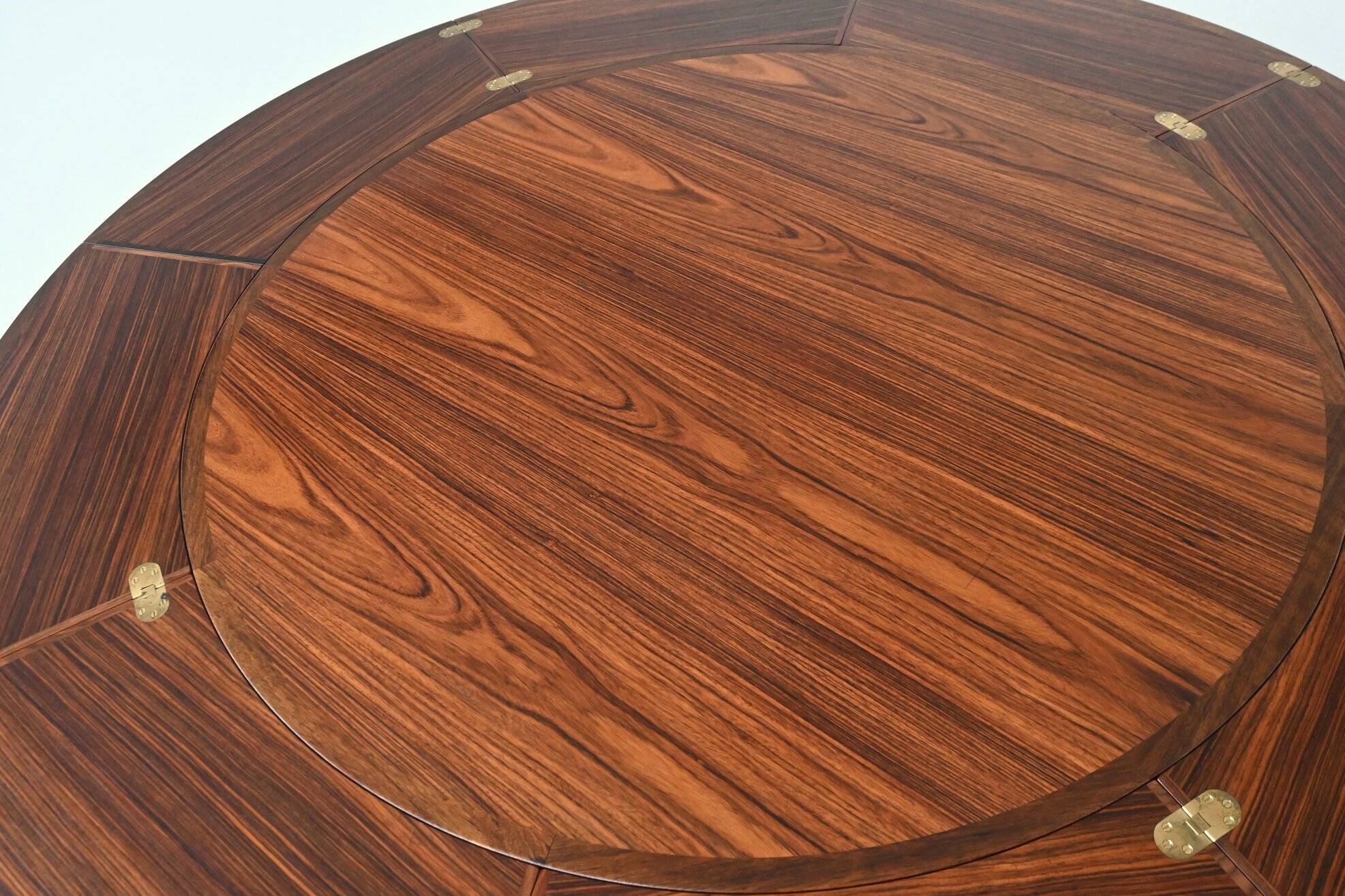 Dyrlund Lotus Flip Flap dining table in rosewood Denmark 1960