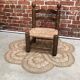 Low chair mulched